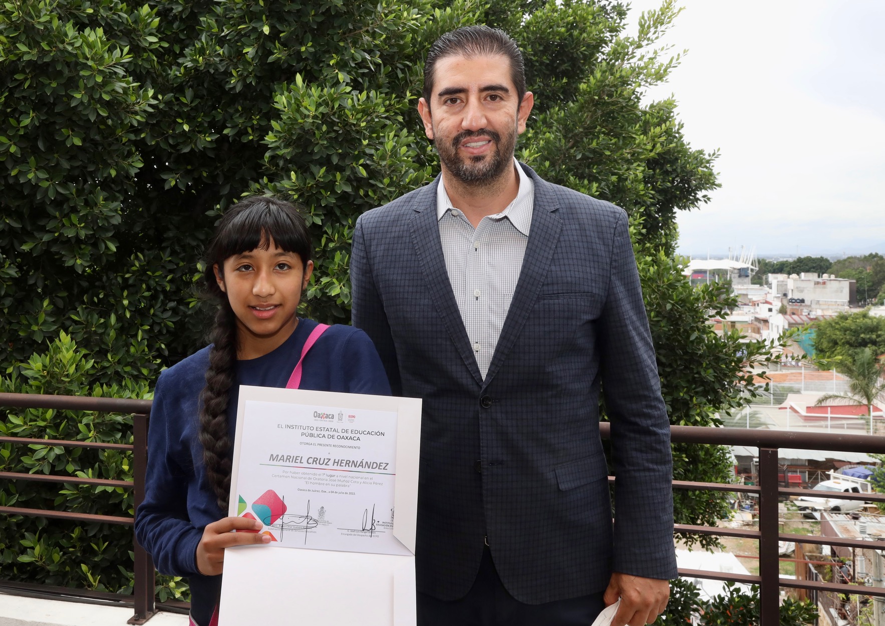 Entrega el IEEPO reconocimiento a ganadora del Concurso Nacional de ...