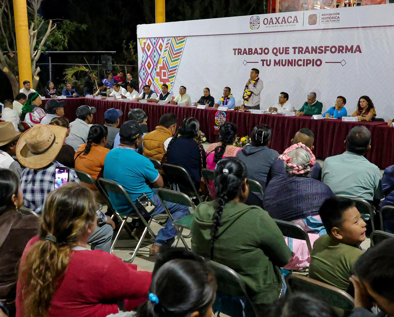 Lleva Gobierno de Oaxaca más de 12 mdp para beneficio de Santa Lucía