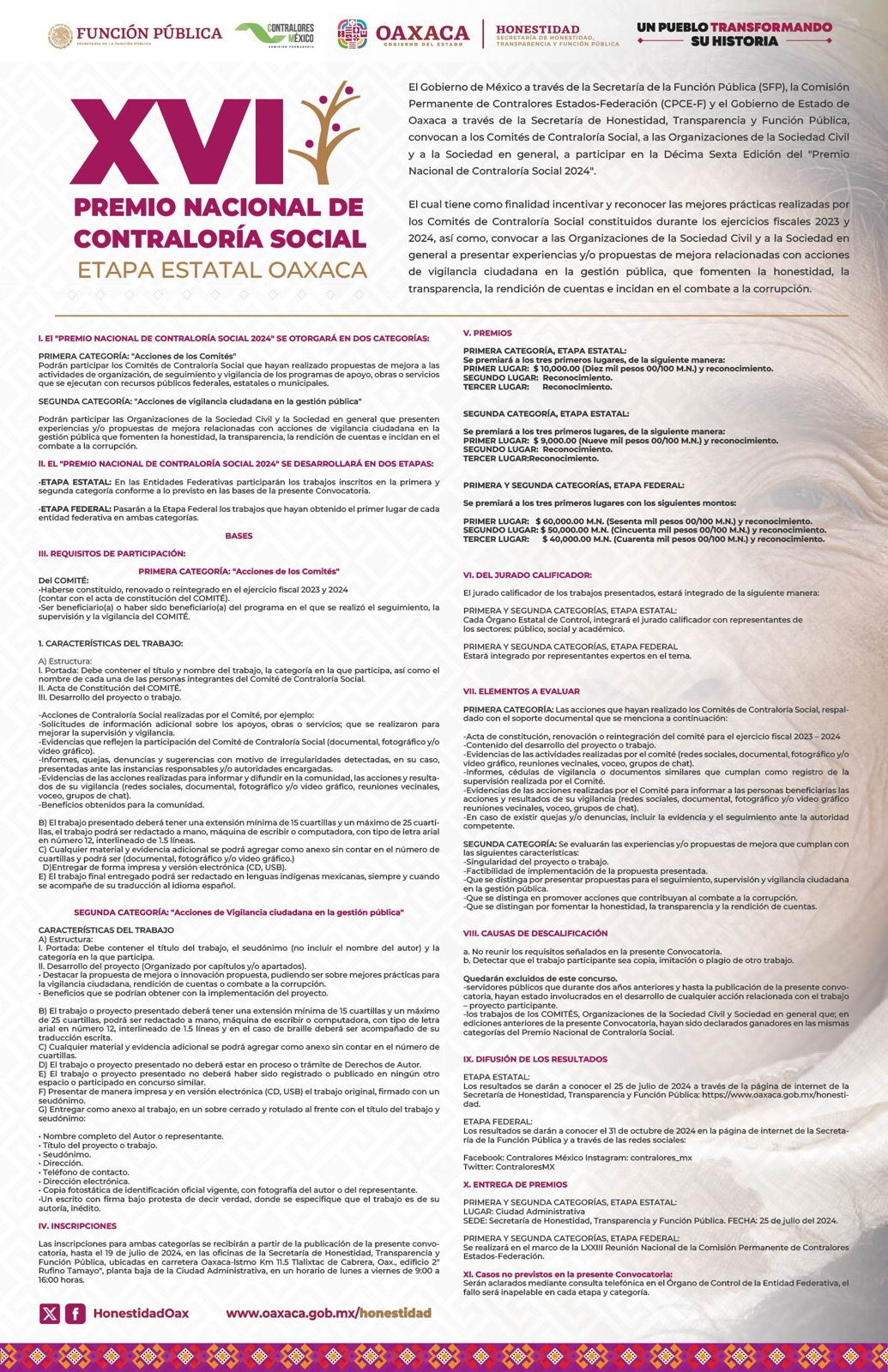 Invitan a participar en la XVI edición del Premio Nacional de ...