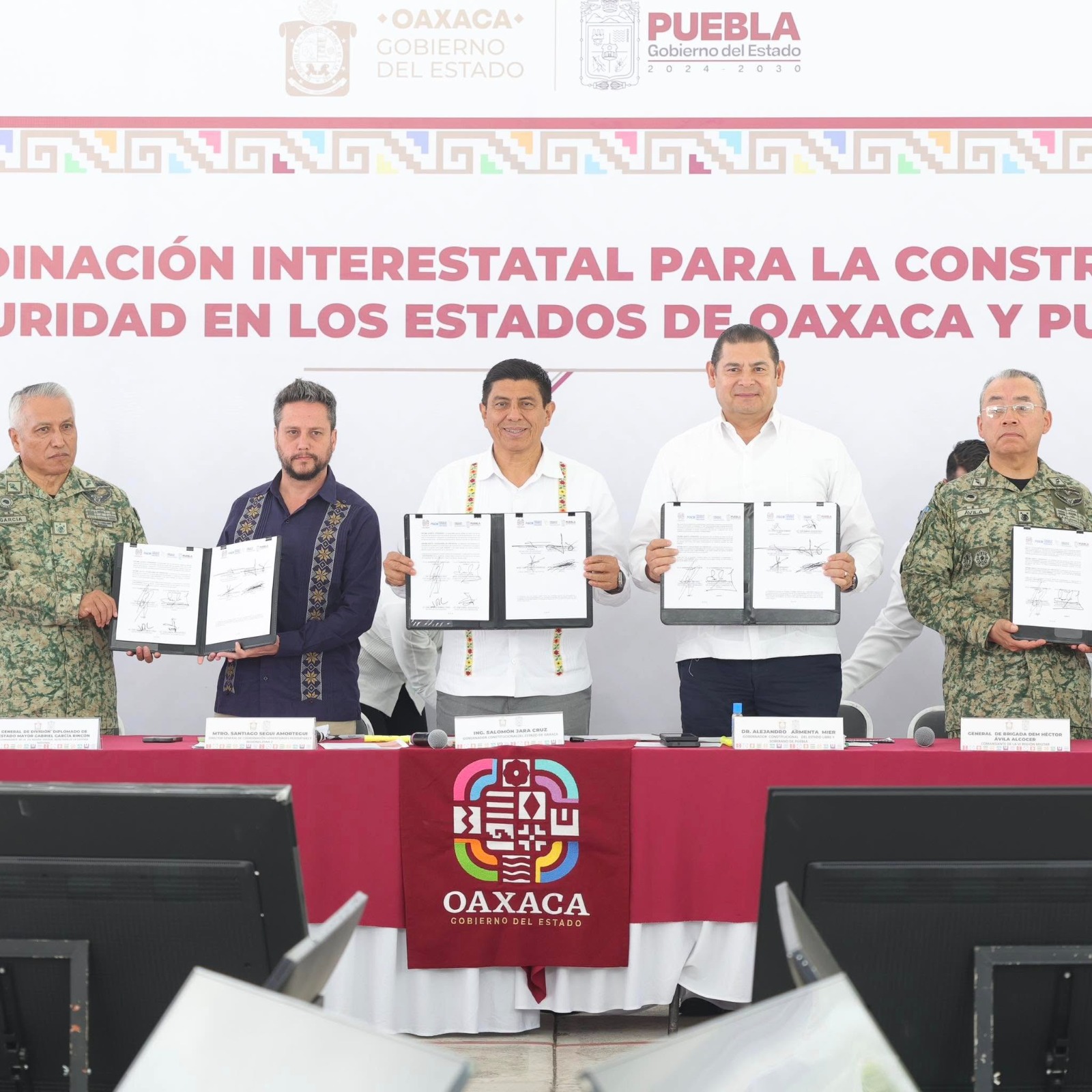Oaxaca y Puebla unen esfuerzos para garantizar seguridad y paz en zona ...