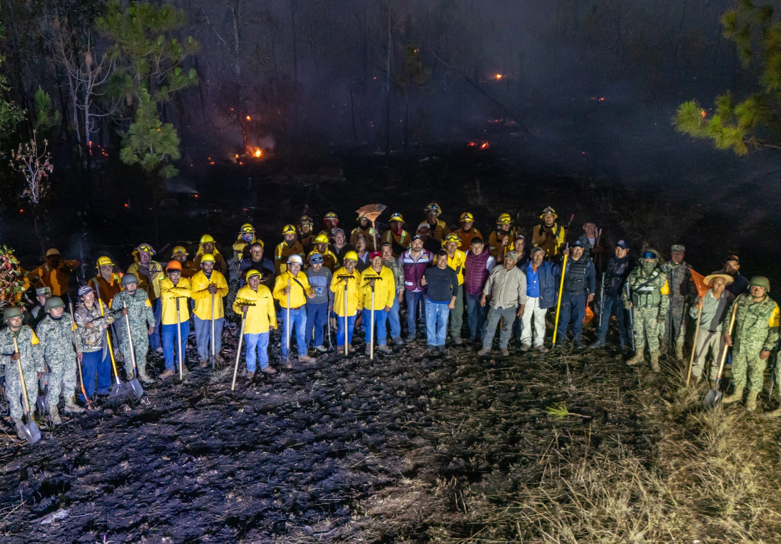 Líquida Coesfo incendio forestal en San Juan Mixtepec – Oaxaca Hoy